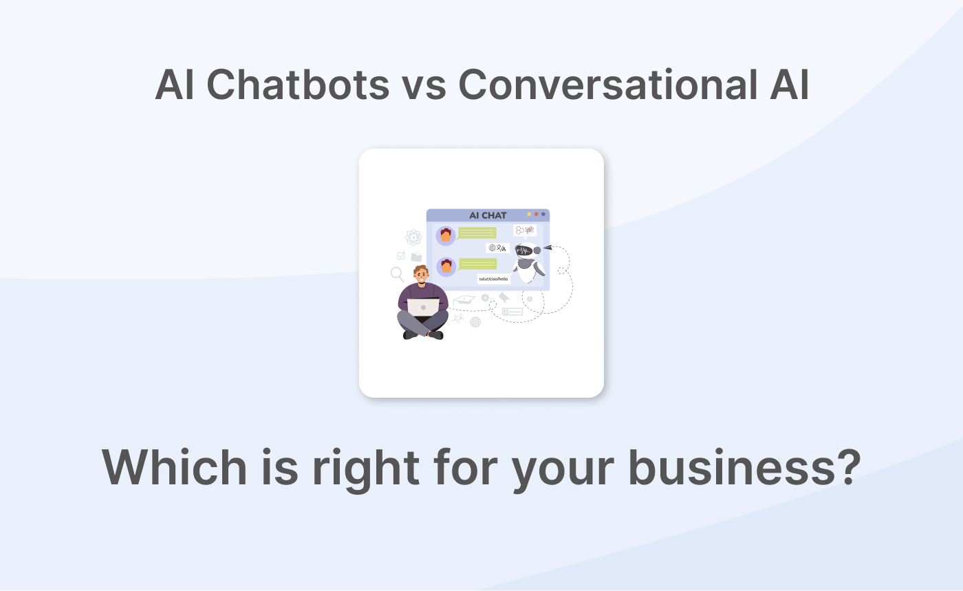 ai chatbots vs conversational ai